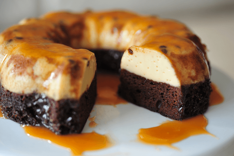 Chocoflan en horno, receta fácil para hacer