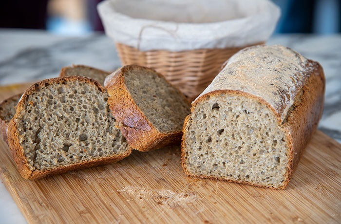 Receta de pan de lentejas casero