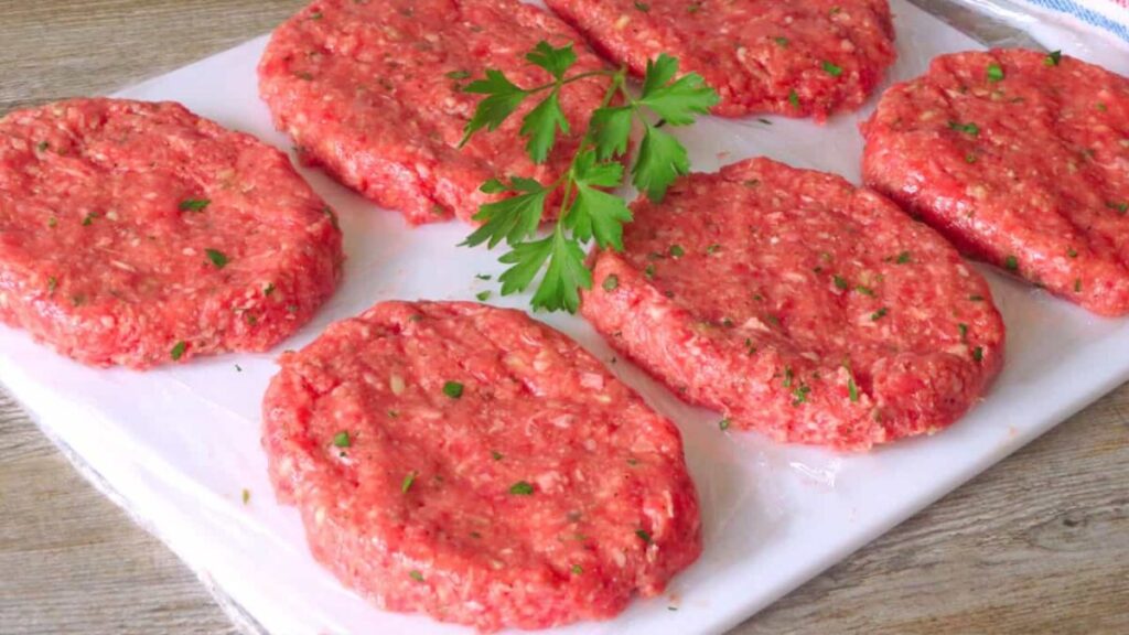Receta fácil para preparar carne para hamburguesas