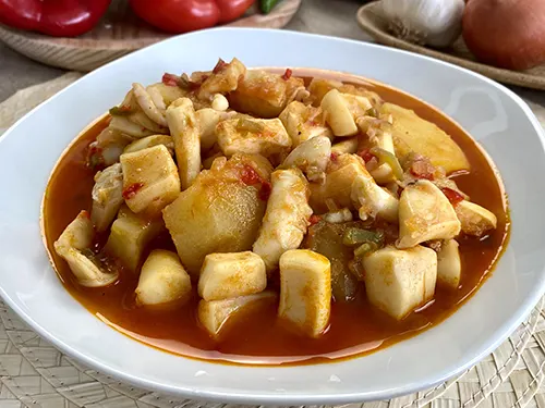Receta de Guiso de Sepia con Patatas