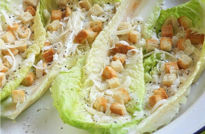 Receta de Ensalada César con Pollo