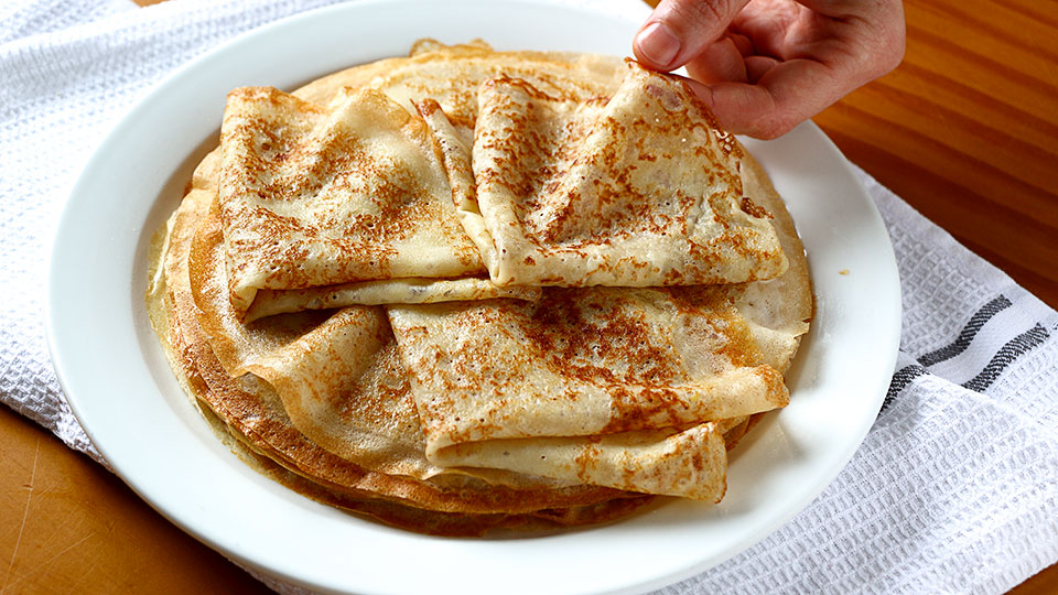 Crepes caseros, receta fácil y rápida