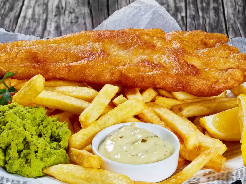 Fish and Chips es un plato delicioso