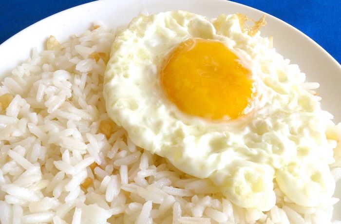 Receta de Arroz con Huevo Frito