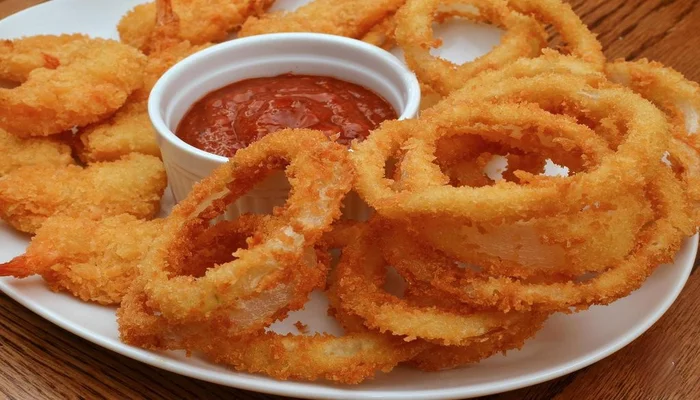 Receta de aros de cebolla caseros crujientes