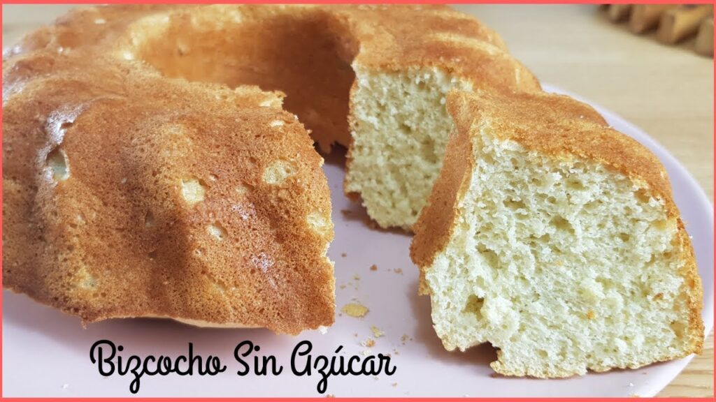 Receta de bizcocho sin azúcar para diabéticos