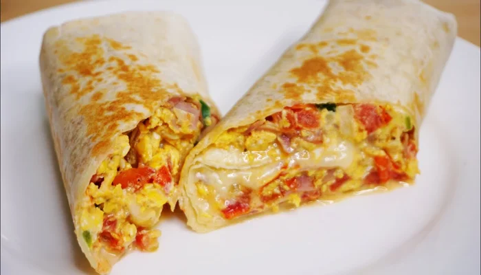 Receta de burritos para desayunar