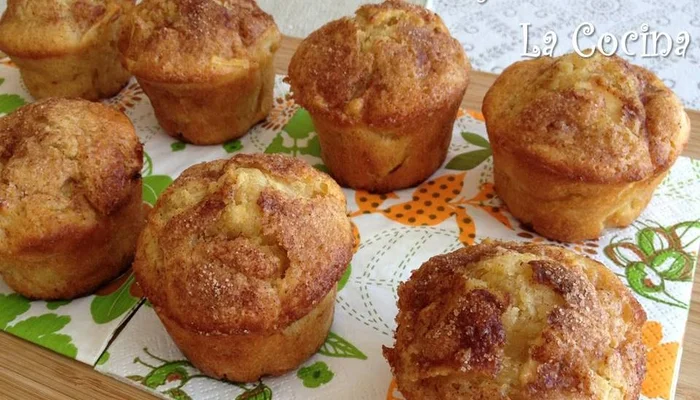 Receta de muffins de manzana y canela