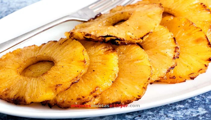 Receta de piña asada