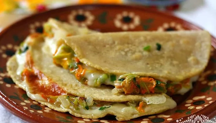 Receta de quesadillas de calabacitas