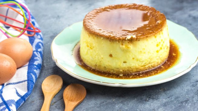 pudin de leche condensada