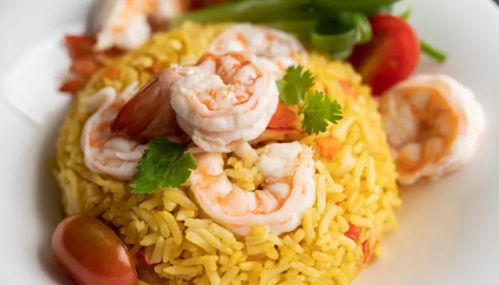 Receta de arroz con gambas