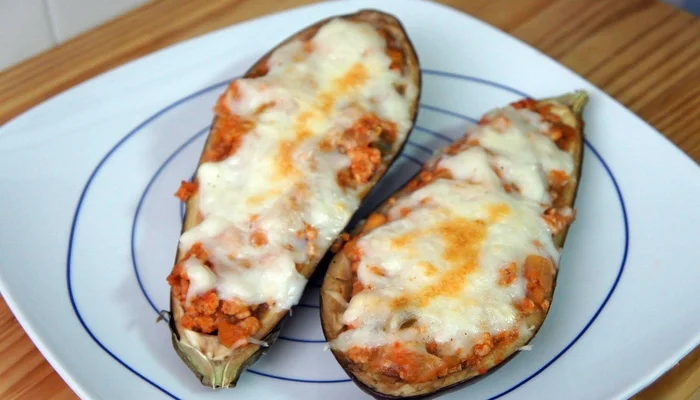 Ensalada de berenjena para microondas