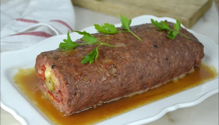 Receta de rollo de carne