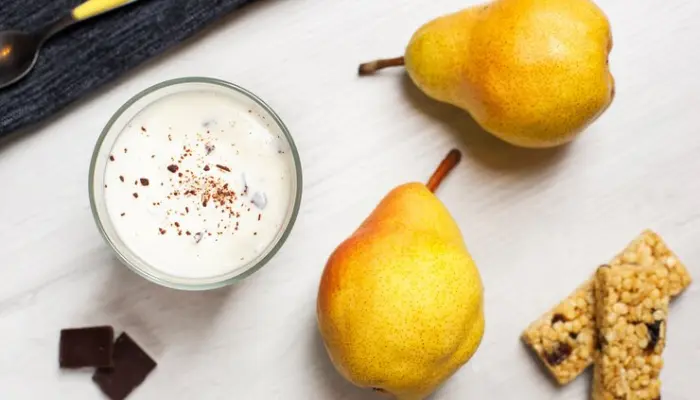 Receta de batido de vainilla y pera