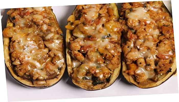 Receta de berenjenas rellenas de carne