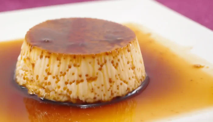 Receta de flan de huevo sin azúcar