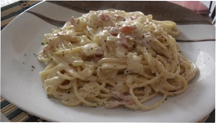Receta de espaguetis carbonara
