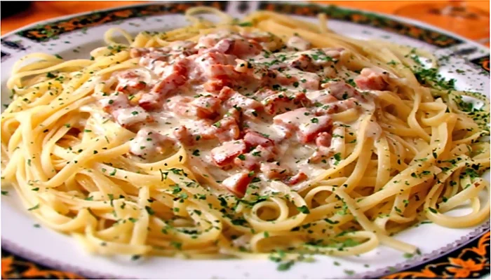 Receta de espaguetis carbonara