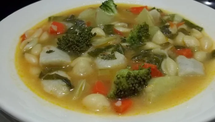 Receta de sopa de verduras