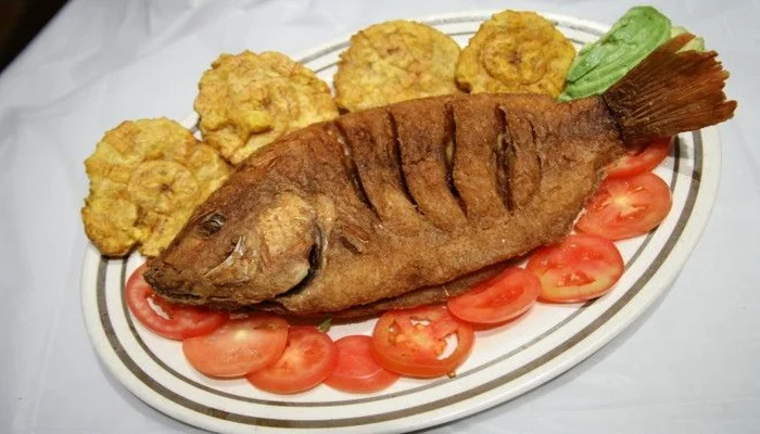 Receta de mojarra frita con patacones