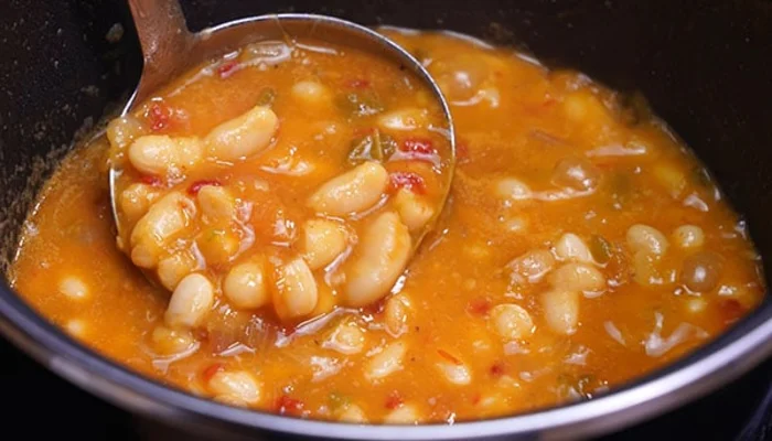 Receta de alubias con verduras