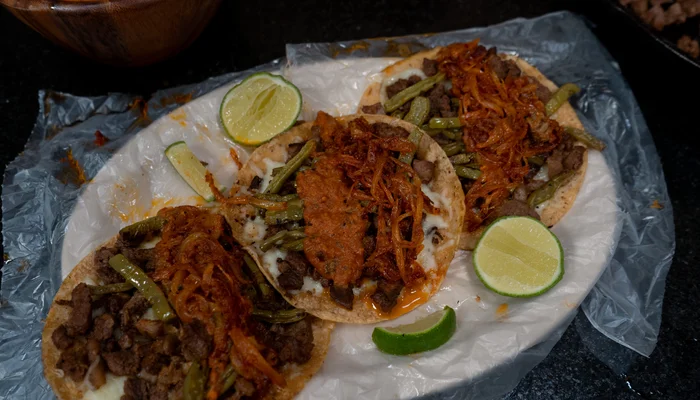 Receta de tacos de bistec