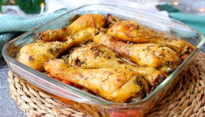 Receta de muslo de pollo al horno