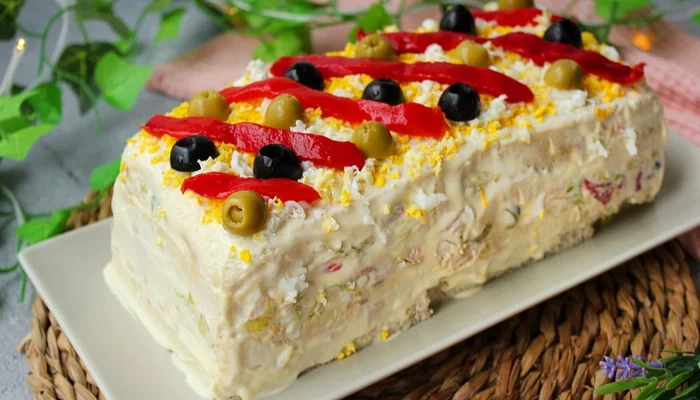 Receta de pastel salado de pollo