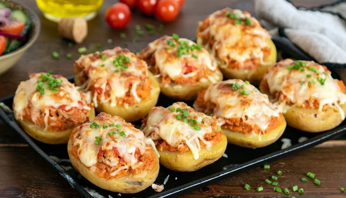 Receta de patatas rellenas