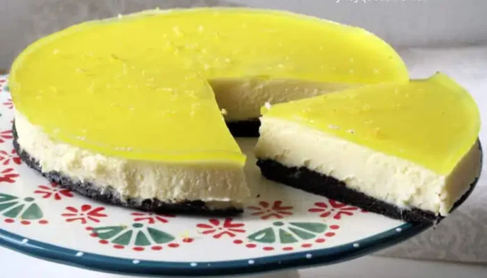 Receta de tarta de limón con oreo