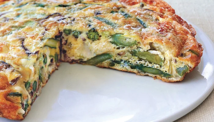 Receta de tortilla de queso ricotta