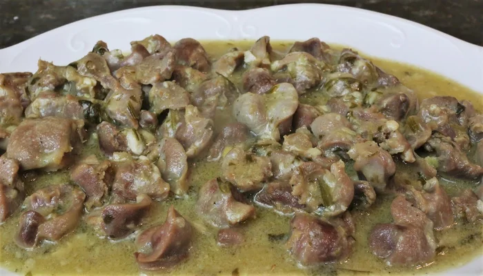 Receta de mollejas de pollo