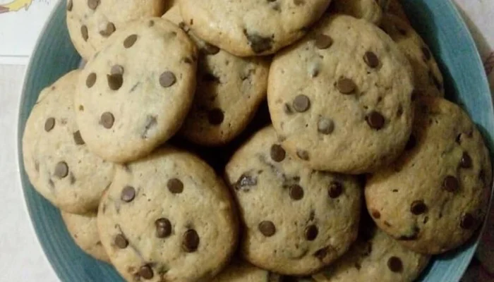 Receta de galletas con chispas de chocolate