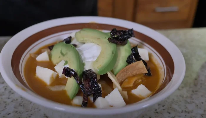 Receta de sopa de tortilla