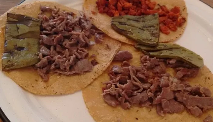 Receta de tacos de cecina