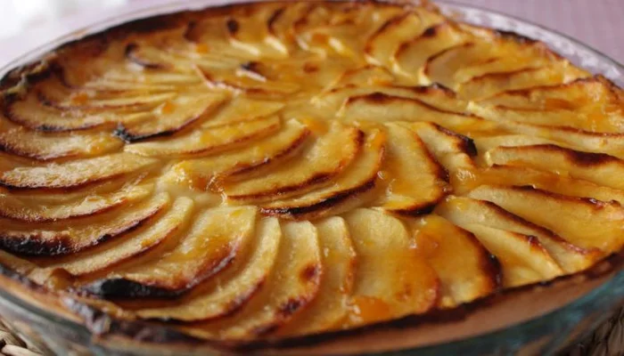 Receta de torta de manzana orgánica