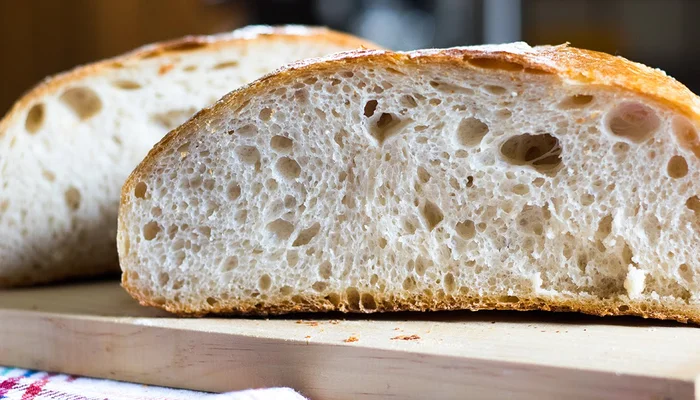 Receta de pan casero de masa madre