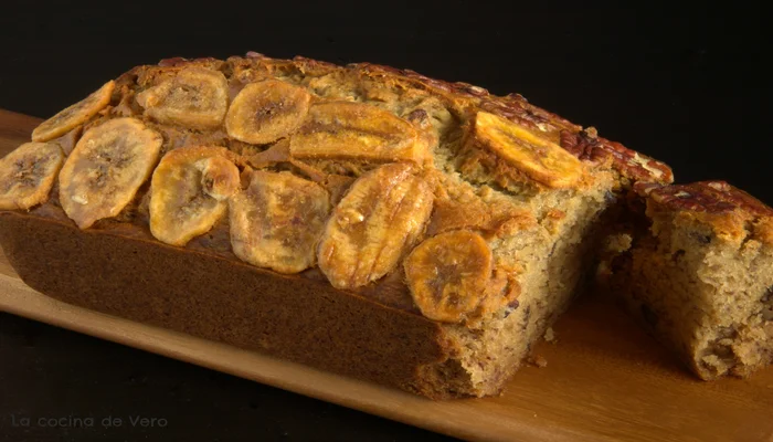 Receta de pan de plátano y nueces