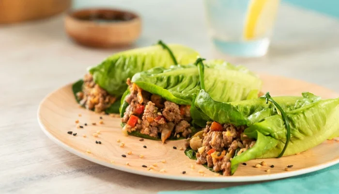 Receta de wraps de lechuga con carne de res a la parrilla