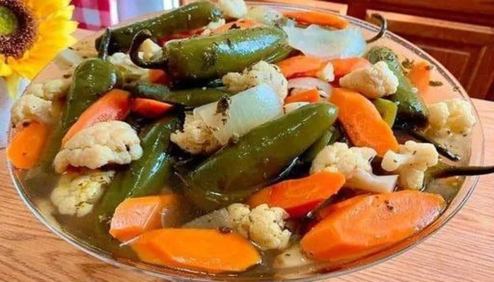 Receta de chiles en vinagre