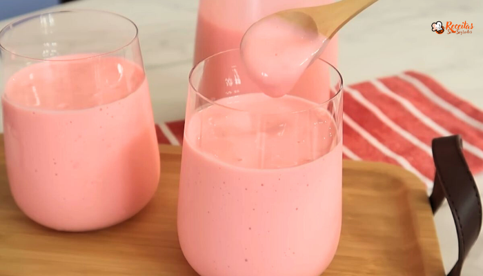 Delicioso Yogur de Fresa
