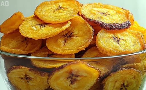 Chips de plátano fáciles y doraditos