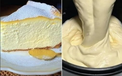 Pastel de nubes tan suave que parece algodón