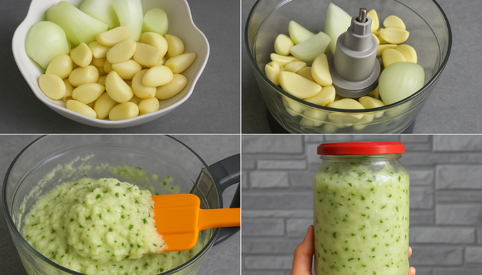 Tempero casero de ajo y cebolla 4 Tempero casero de ajo y cebolla